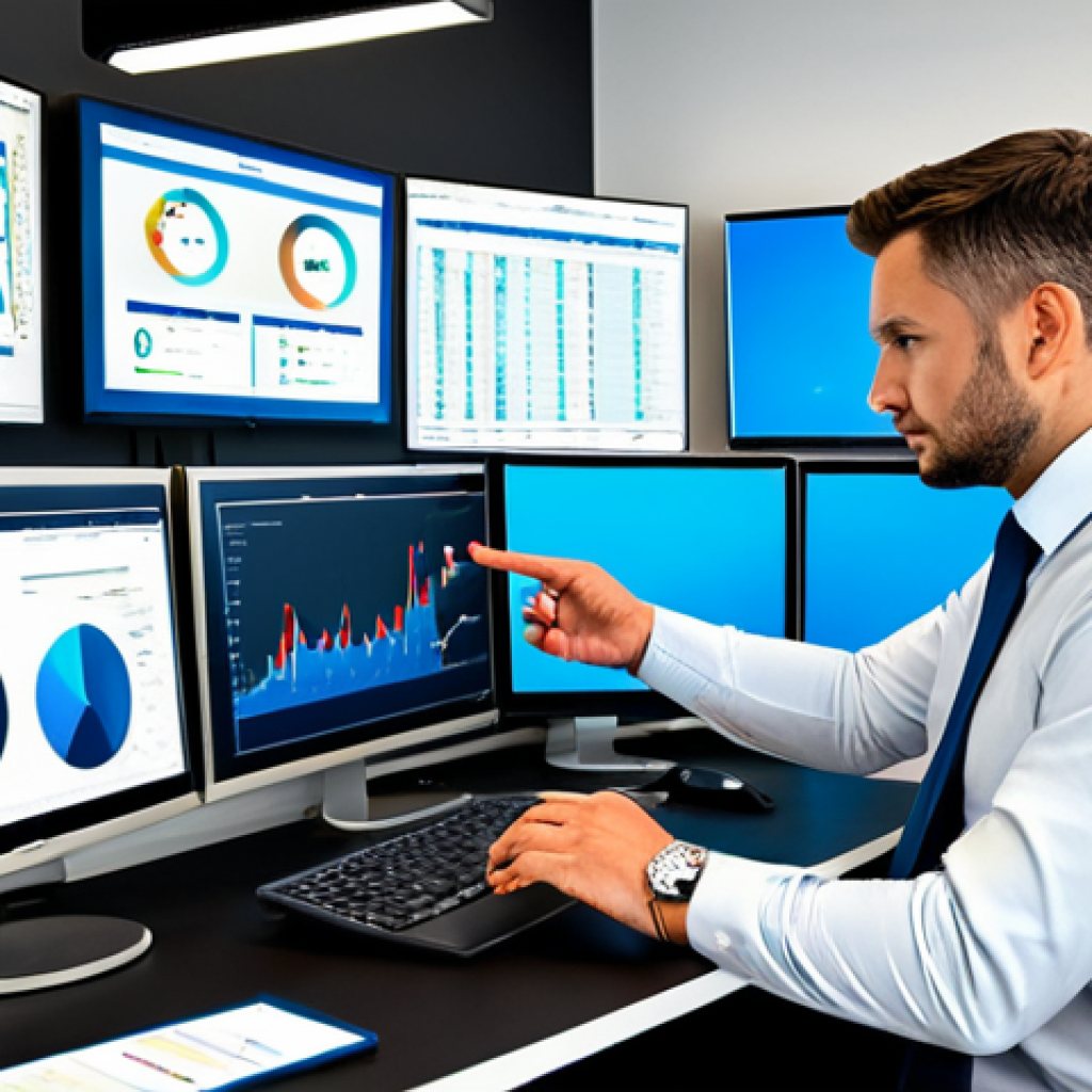**

A professional logistics manager in a modern office setting, analyzing data dashboards on multiple screens, showcasing data-driven decision making. Fully clothed in appropriate business attire, safe for work, professional, perfect anatomy, correct proportions, well-formed hands, proper finger count, natural pose, modest clothing, appropriate content.

**