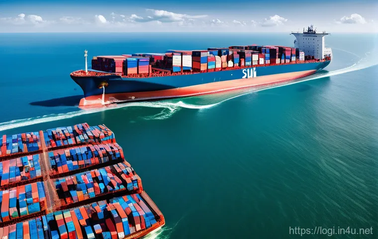 물류정보관리사 자격증과 공급망 위기 관리 - **Global Supply Chain Resilience Amidst Disruption:** A dynamic, wide-angle shot illustrating the in...