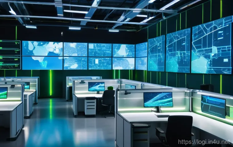 물류정보관리사와 물류 업계의 지속 가능성 - **Image Prompt 1: The Digital Nerve Center of Modern Logistics**
"A sleek, futuristic logistics ...